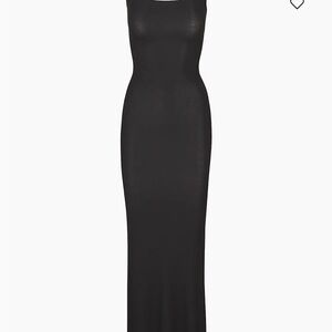 SKIMS Classic Black Maxi Dress